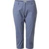 Craghoppers Kiwi Pro Crop Trouser for Women Paradise Blue